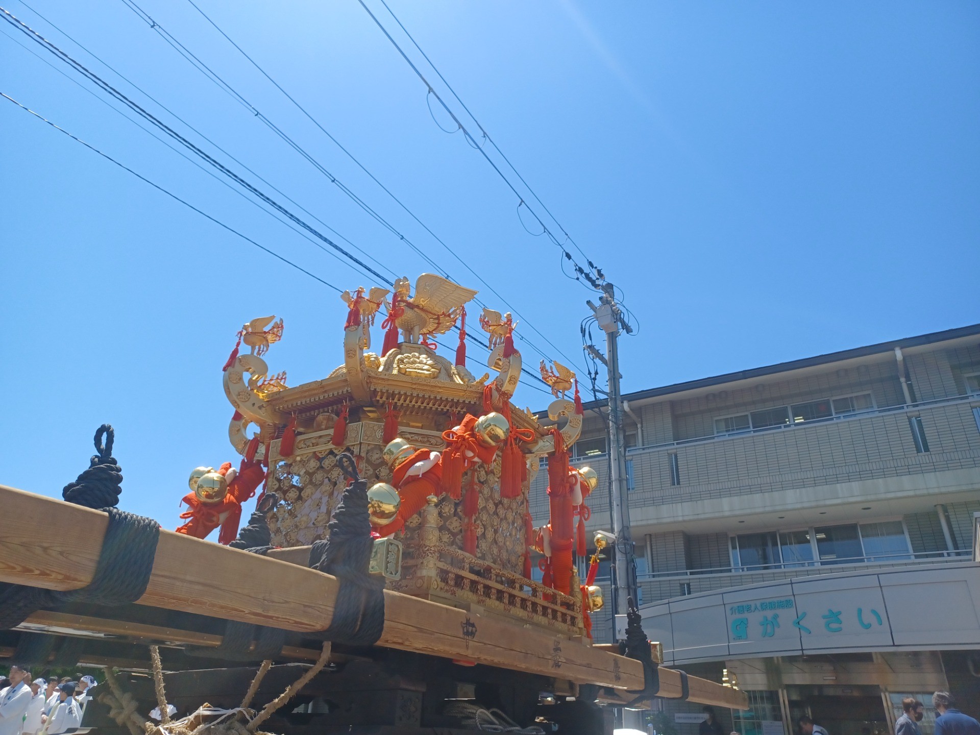 御神輿がやってきました！　2026年5月5日